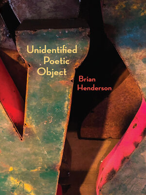 cover image of Unidentified Poetic Object